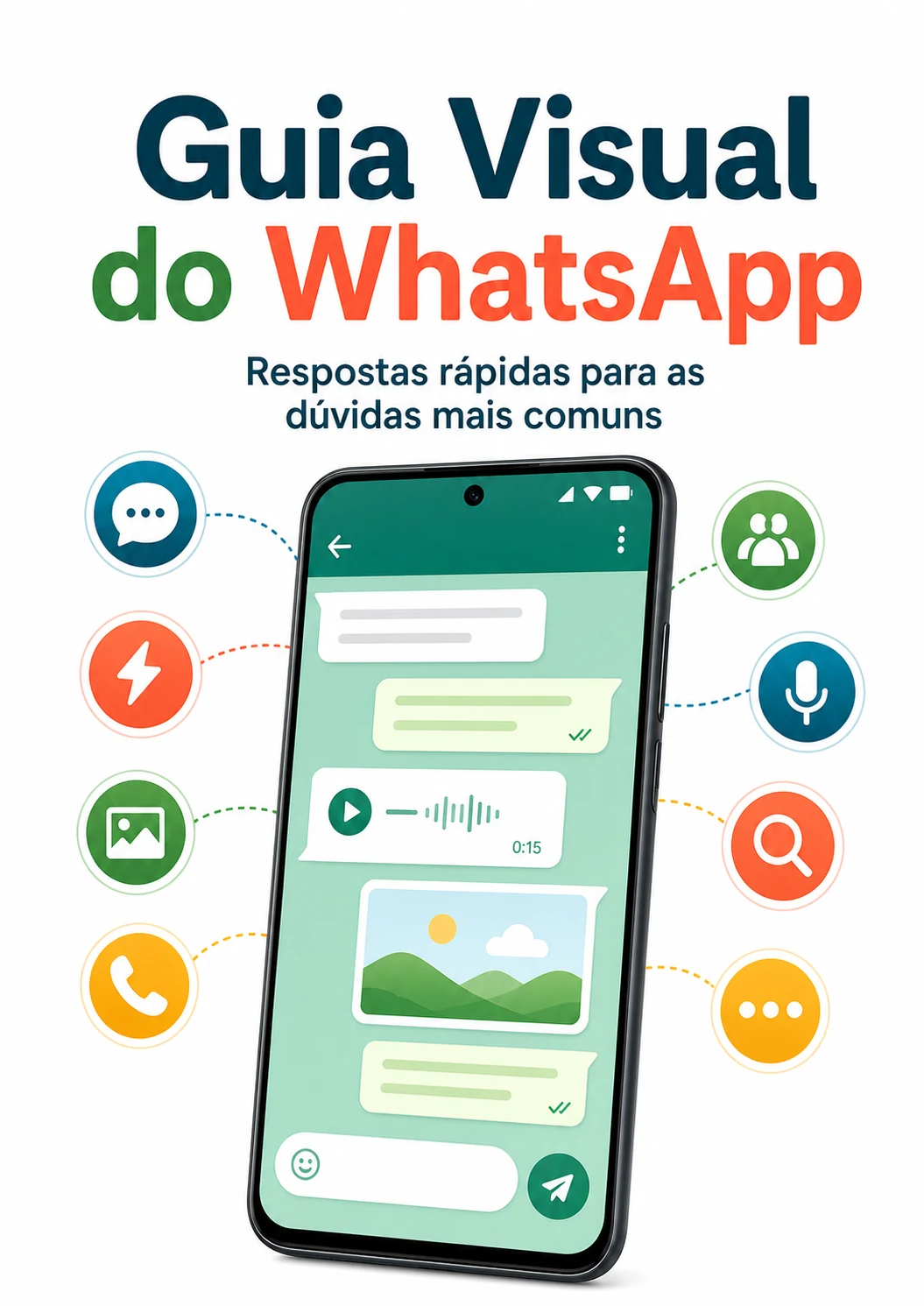 Guia Visual do WhatsApp para usar com mais segurança e resolver dúvidas na hora