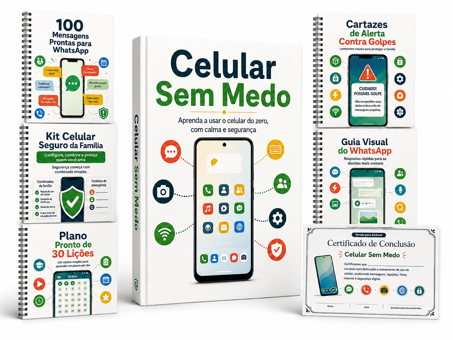 Kit Celular Sem Medo - Capa e páginas internas